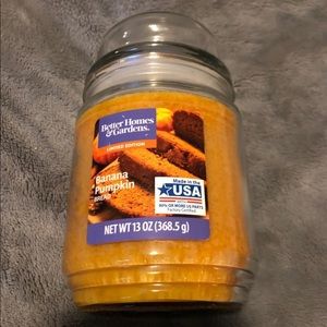 Banana pumpkin candle
